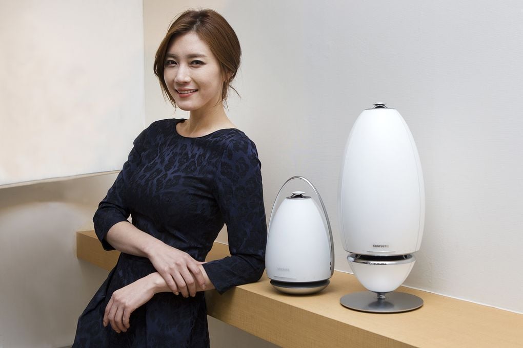 Samsung 360-Degree White Speaker