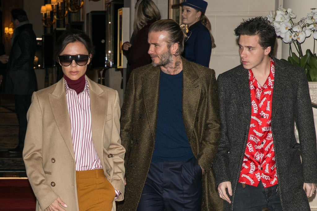 The Beckham Family at Paris Fashion Week 2018