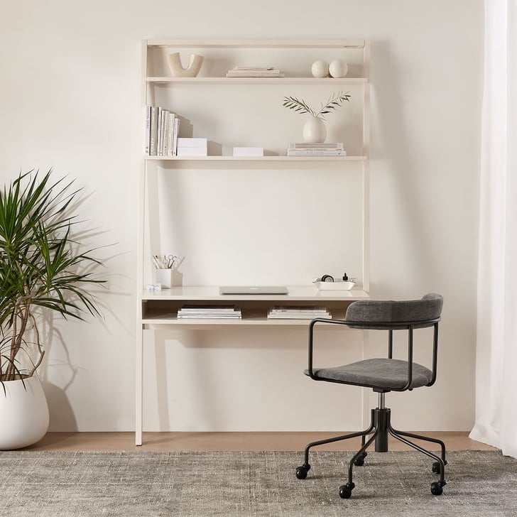 West elm outlet desk with shelves
