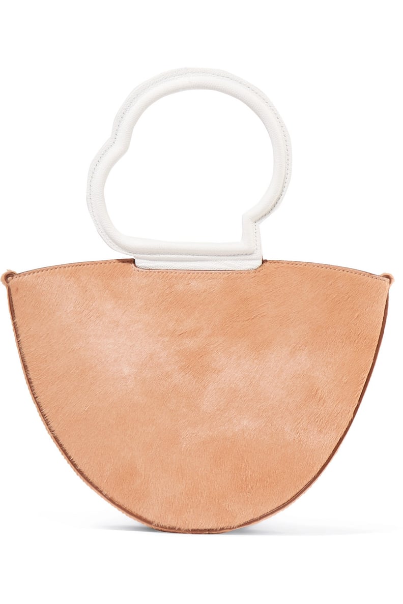 Danse Lente Lilou Calf Hair and Textured-Leather Tote