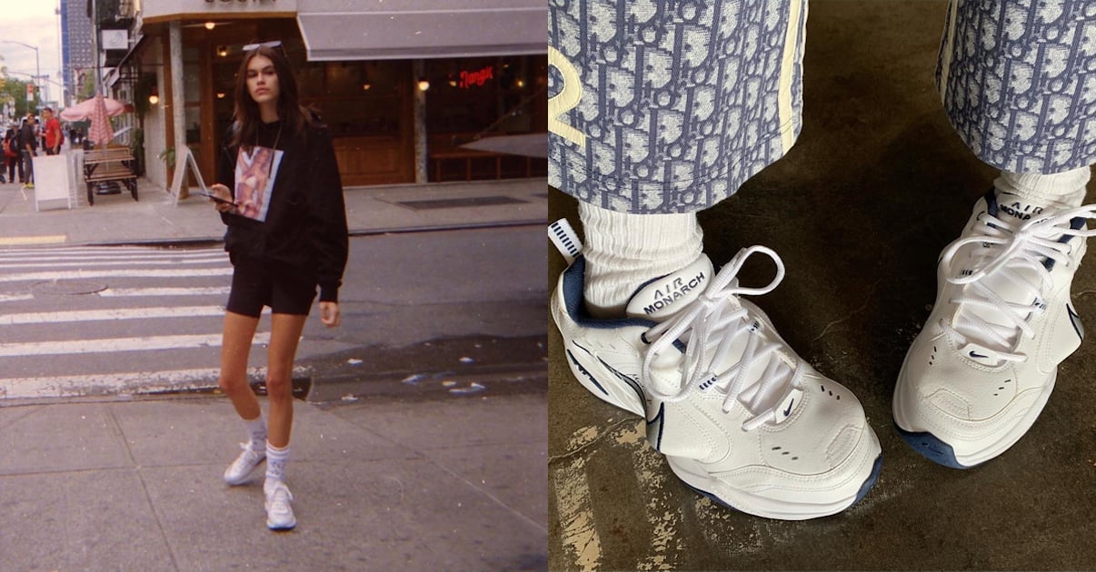Kylie Jenner, Nike Shoes, White Shoes, Oversized Black Balenciaga  Sweatshirt, Black Waist Bag, Kylie Jenner White Shoes Street Style 2019, Image#0