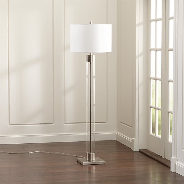 Get the Look: Avenue Nickel Floor Lamp