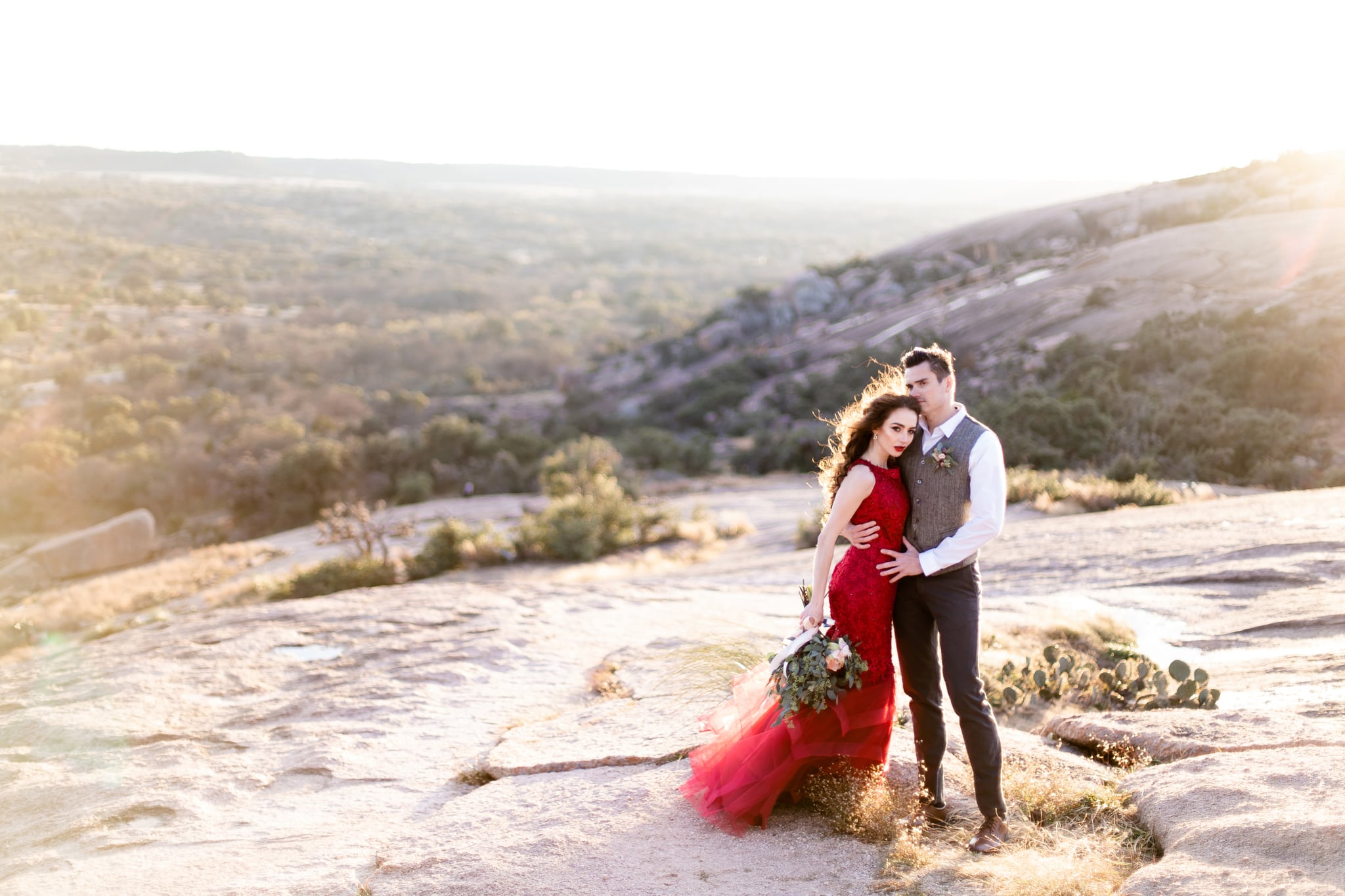 Love Sex The Mountain Setting Of This Engagement Shoot Is Gorgeous But The Bride S Red Dress Is The Real Showstopper Popsugar Love Sex Photo 95