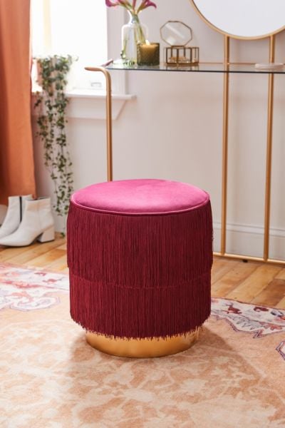 Charlette Velvet Vanity Stool