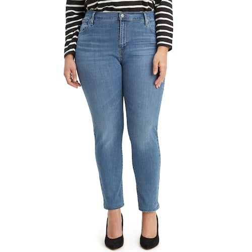 721 High Rise Skinny Jeans (plus Size) - Blue