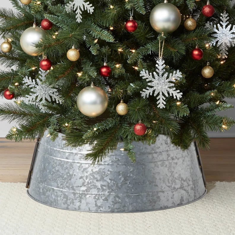 Galvanized Christmas Tree Collar