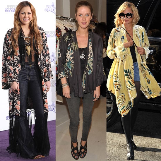 Nicole Richie Nicky Hilton And Miley Cyrus Wearing