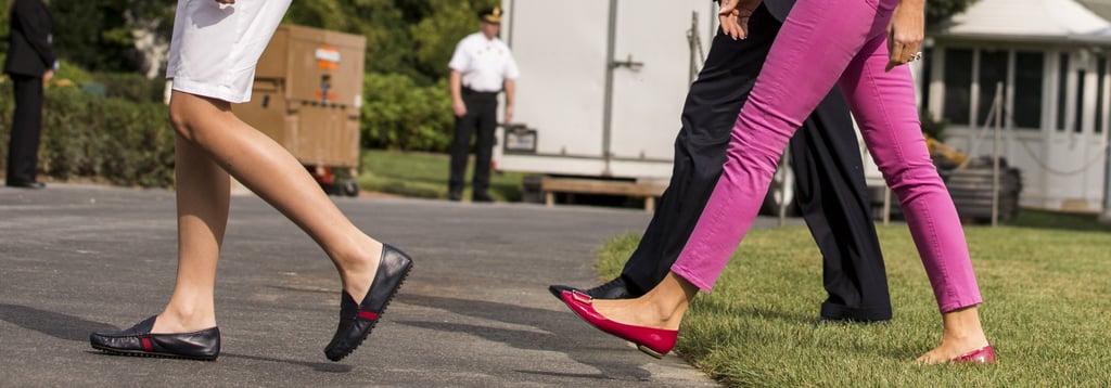 Melania Trump Pink Outfit August 2017