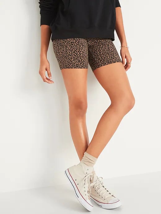 Old Navy High-Waisted Printed Bike Shorts -- 7-inch inseam