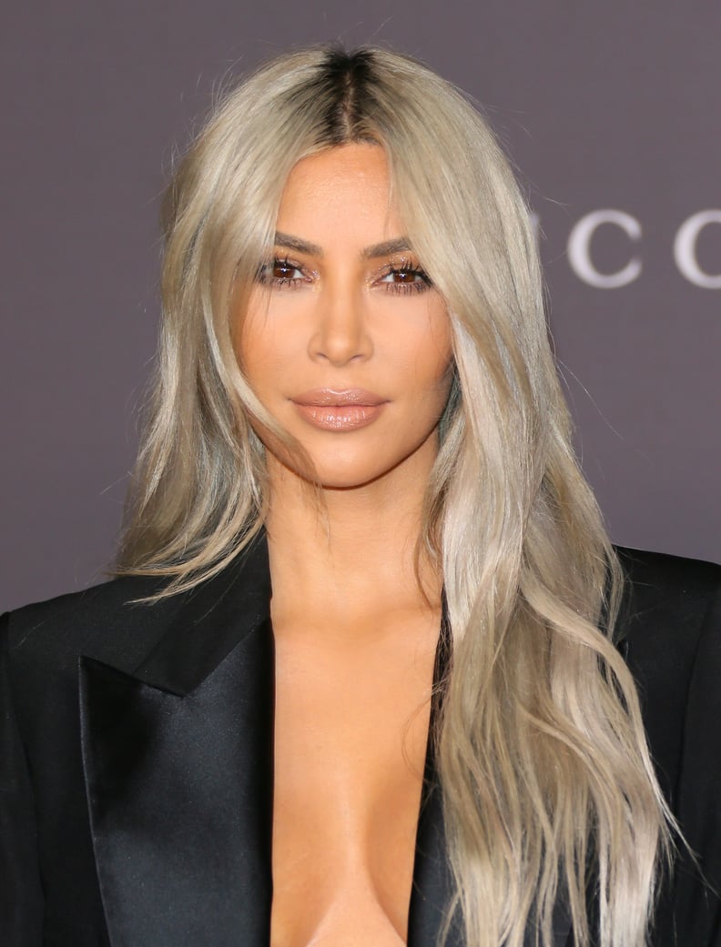 Kim Kardashian's No-Makeup Makeup in 2017