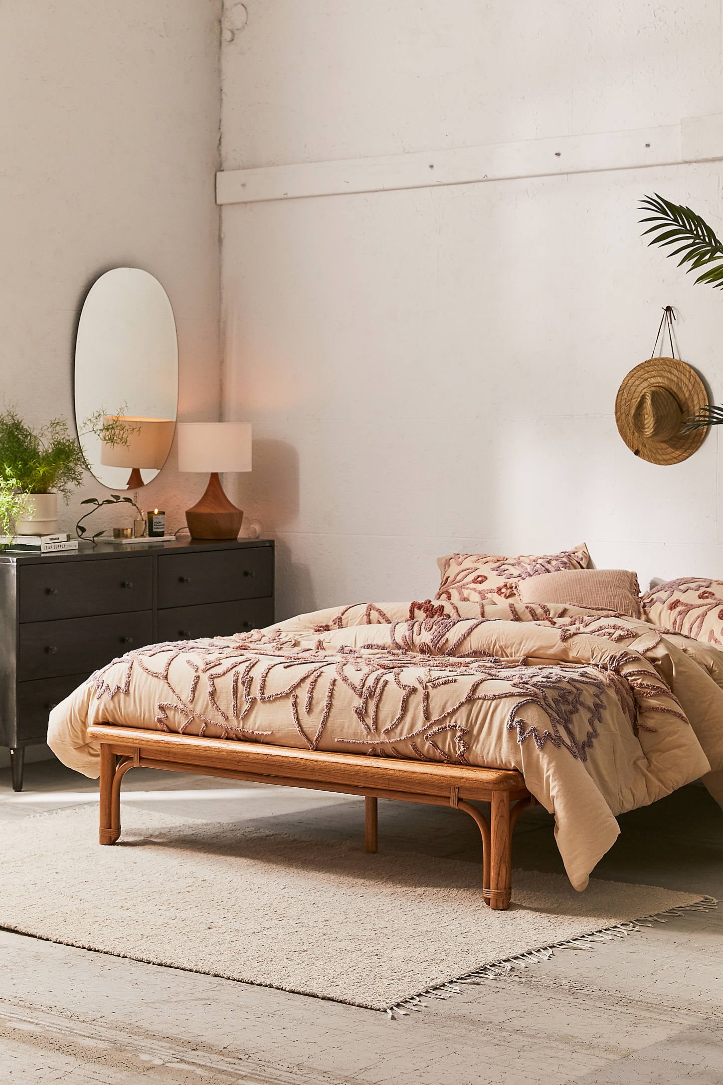 Wren Rattan Bed 90 Wonderfully Woven and Rustic Rattan
