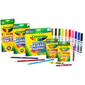 Crayola Ultra SmART Case, School Supplies, Markers & Crayons Art Set,  Beginner Unisex Child