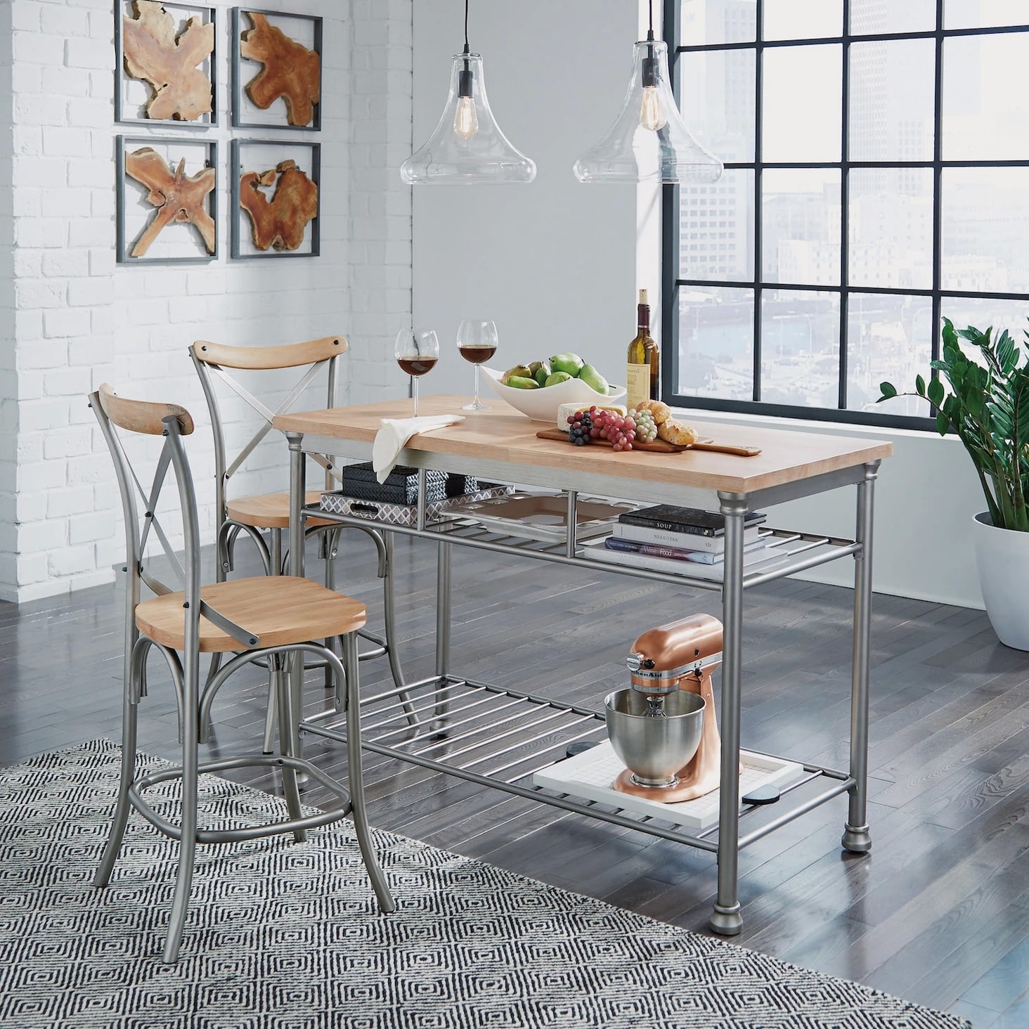 French Quarter Butcher Block Top Kitchen Island Best Target Kitchen Furniture With Storage Popsugar Home Australia Photo 6