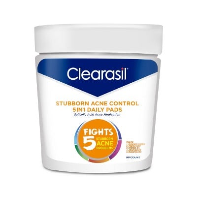 Clearasil Stubborn Acne Control 5-in-1 Daily Pads