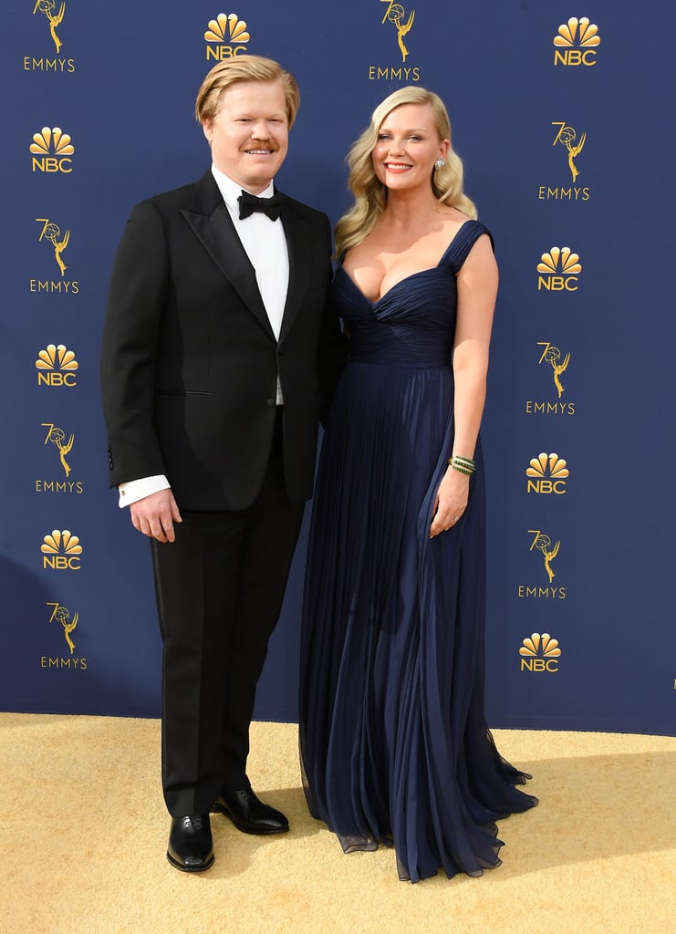 Kirsten Dunst and Jesse Plemons at the 2018 Emmys