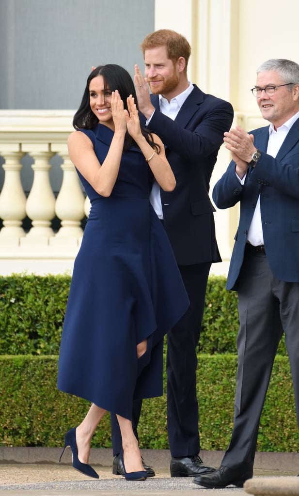 Meghan Markle Wears Dion Lee Dress October 2018