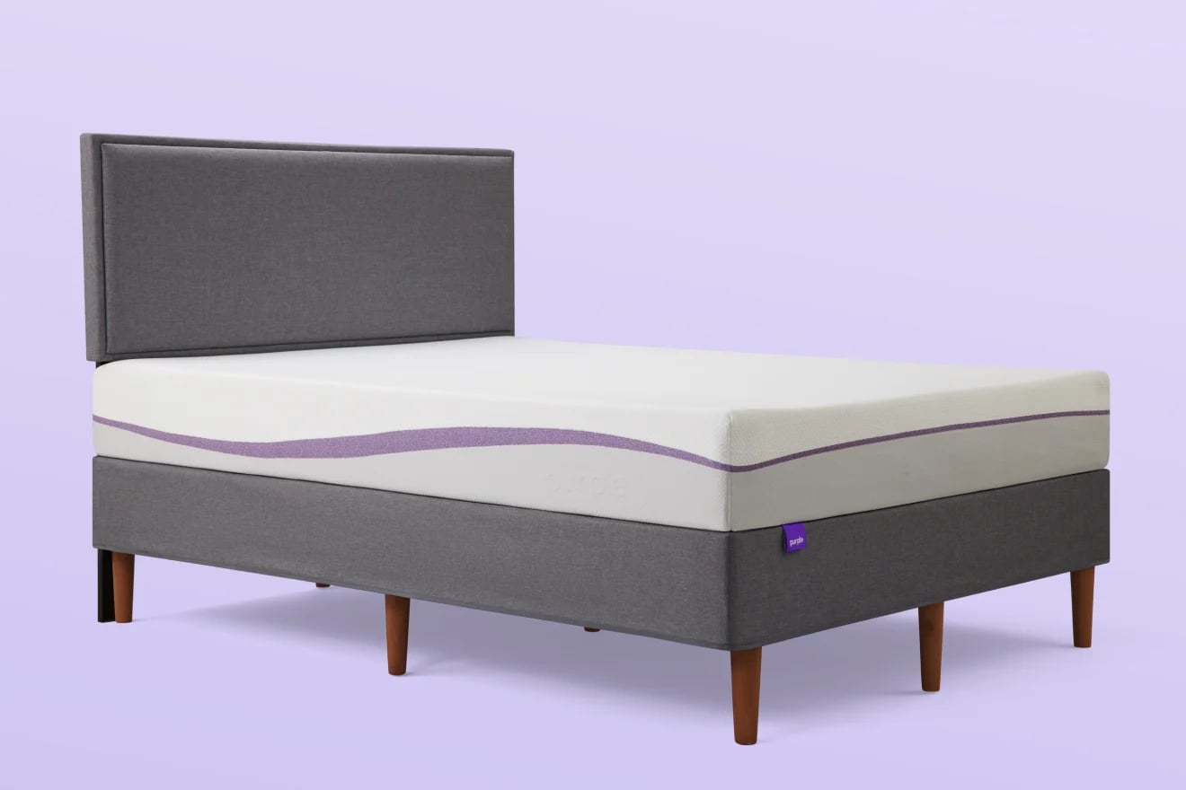 Purple mattress with box spring deals