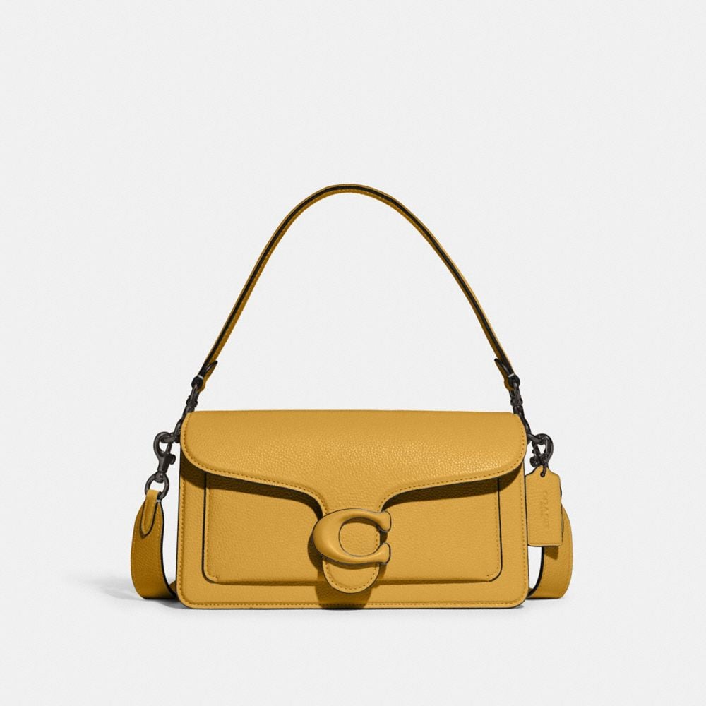 Coach Tabby Shoulder Bag 26 in Yellow Gold