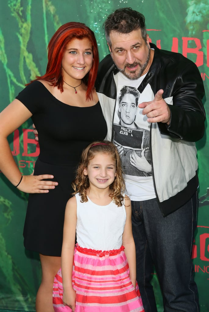 Joey Fatone With His Daughters at Kubo and the Two Strings