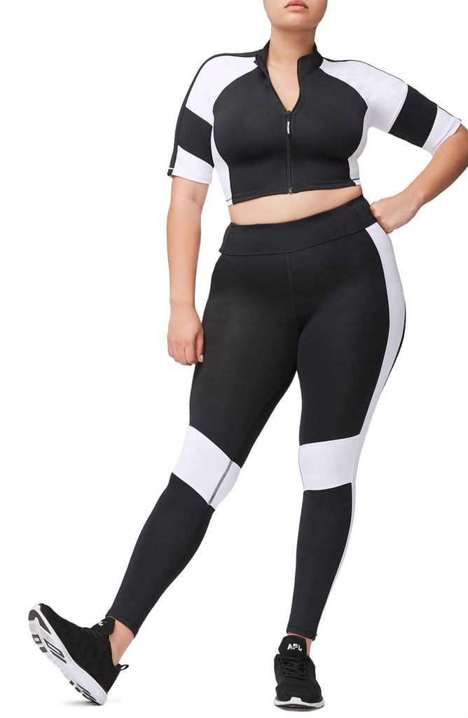 Good American Colorblock Leggings