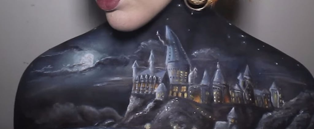 Makeup Artist's Harry Potter Hogwarts Body Painting