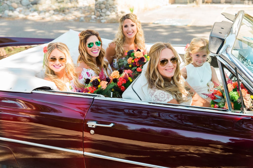 Colorful Lake Tahoe Wedding