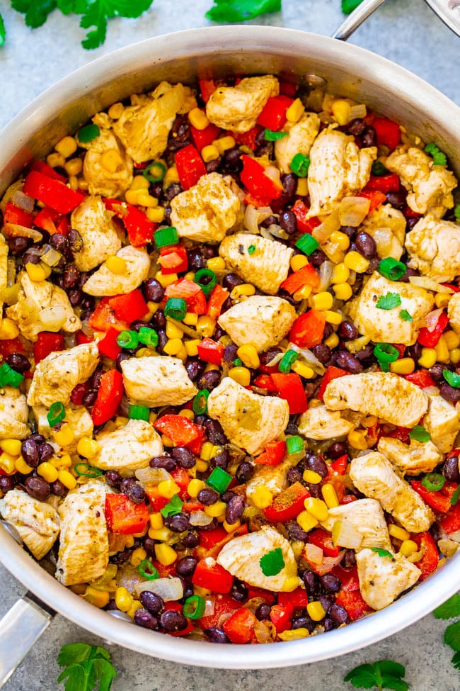 Mexican Chicken Skillet | Healthy Chicken Meal-Prep Recipes | POPSUGAR ...