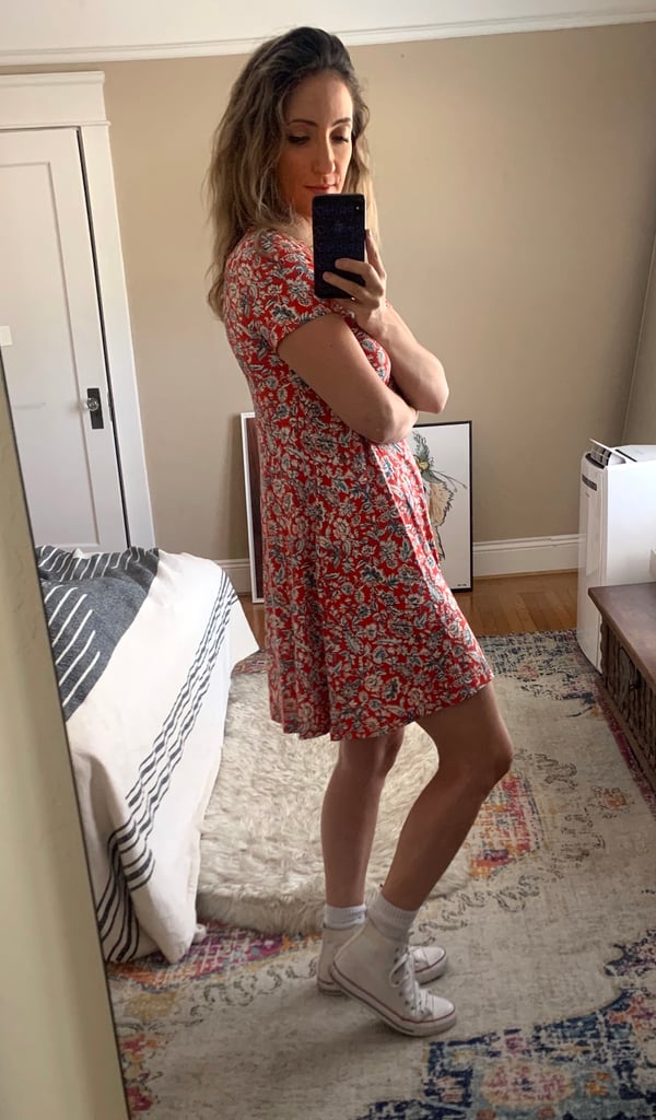 Jersey Swing Dress  ($12, originally $25)
I loved how much movement the dress gave me in the skirt.