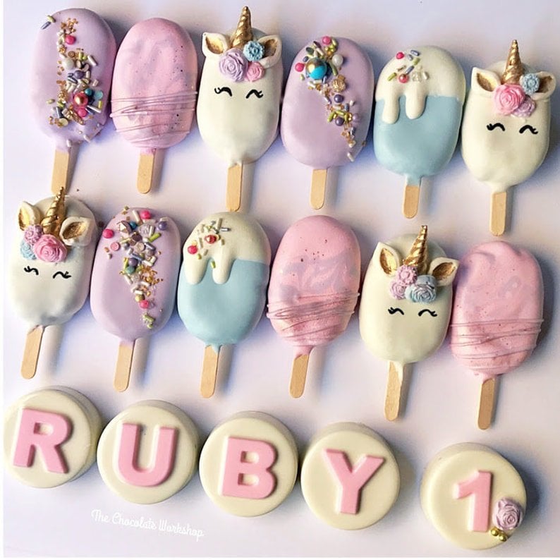 Fancy Unicorn Cake Pops