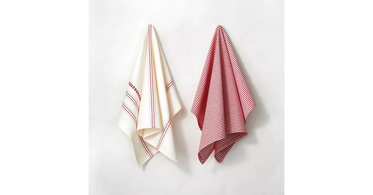 Holiday Stripe and Pattern Kitchen Towel Set Target's New Hearth and Hand Holiday Collection