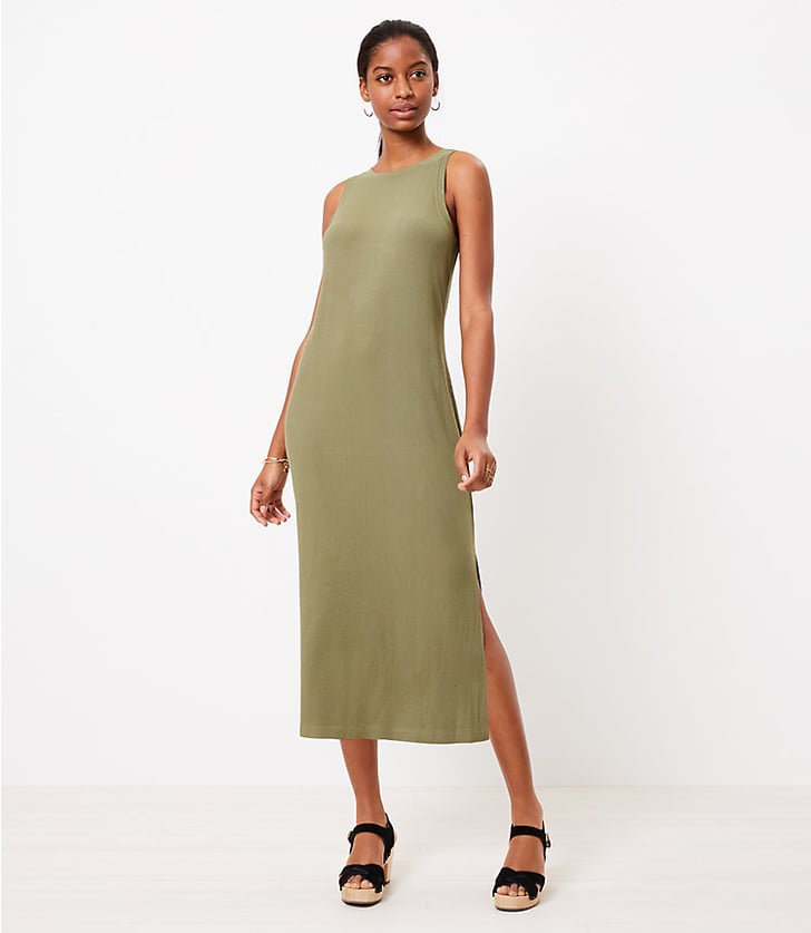 Loft cheap midi dress