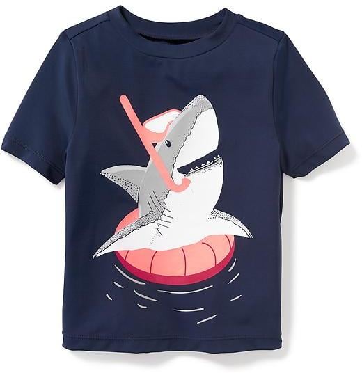 Shark-Snorkeler Graphic Rashguard