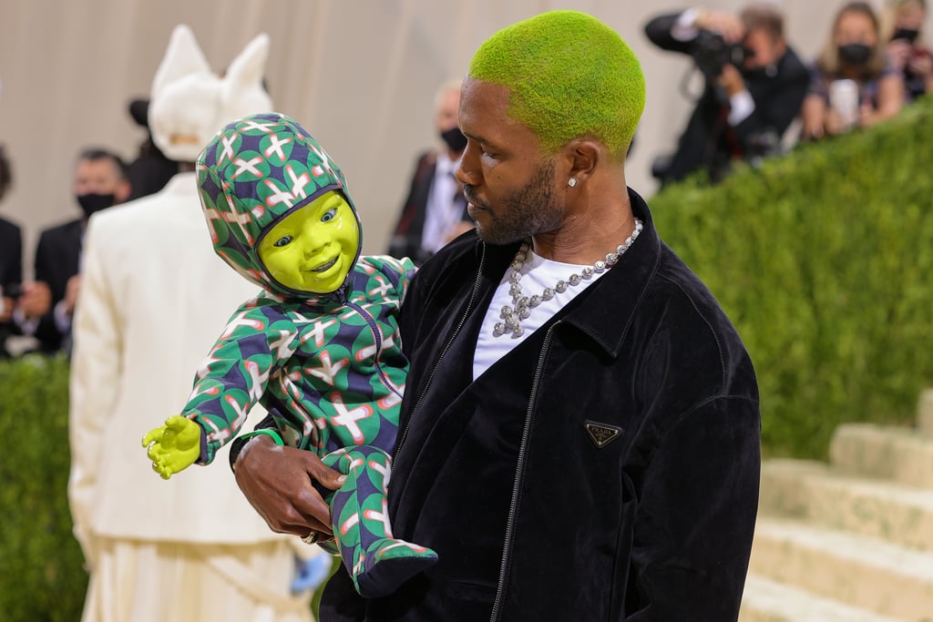 Frank Ocean and His Green Baby at the Met Gala 2021
