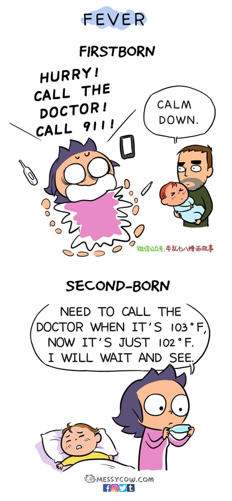 Comic About Raising Your Second Kid