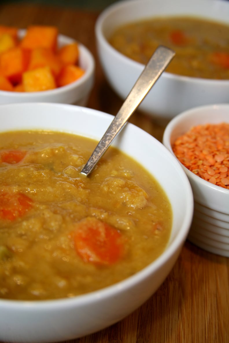 Slow-Cooker Butternut Squash Lentil Soup