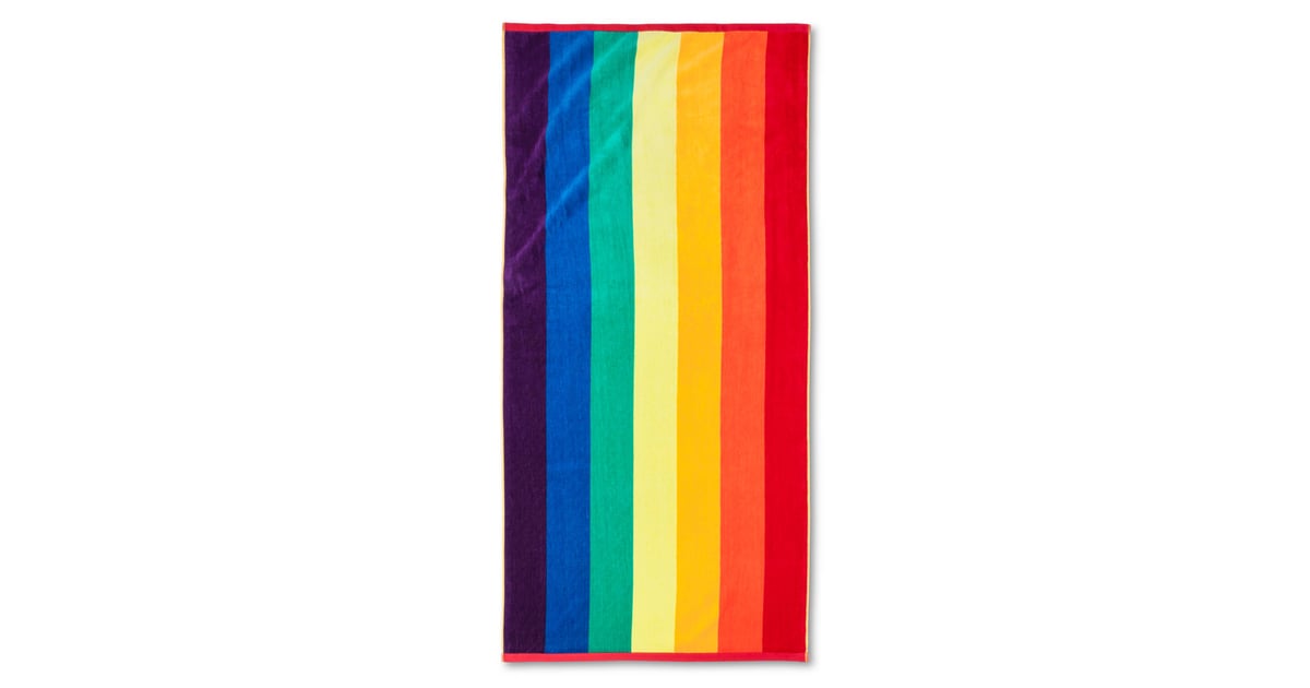 Pride Rainbow Beach Towel The Best Beach Towels POPSUGAR Smart