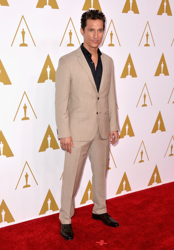 Matthew McConaughey at the 2014 Oscars | POPSUGAR Fashion Australia