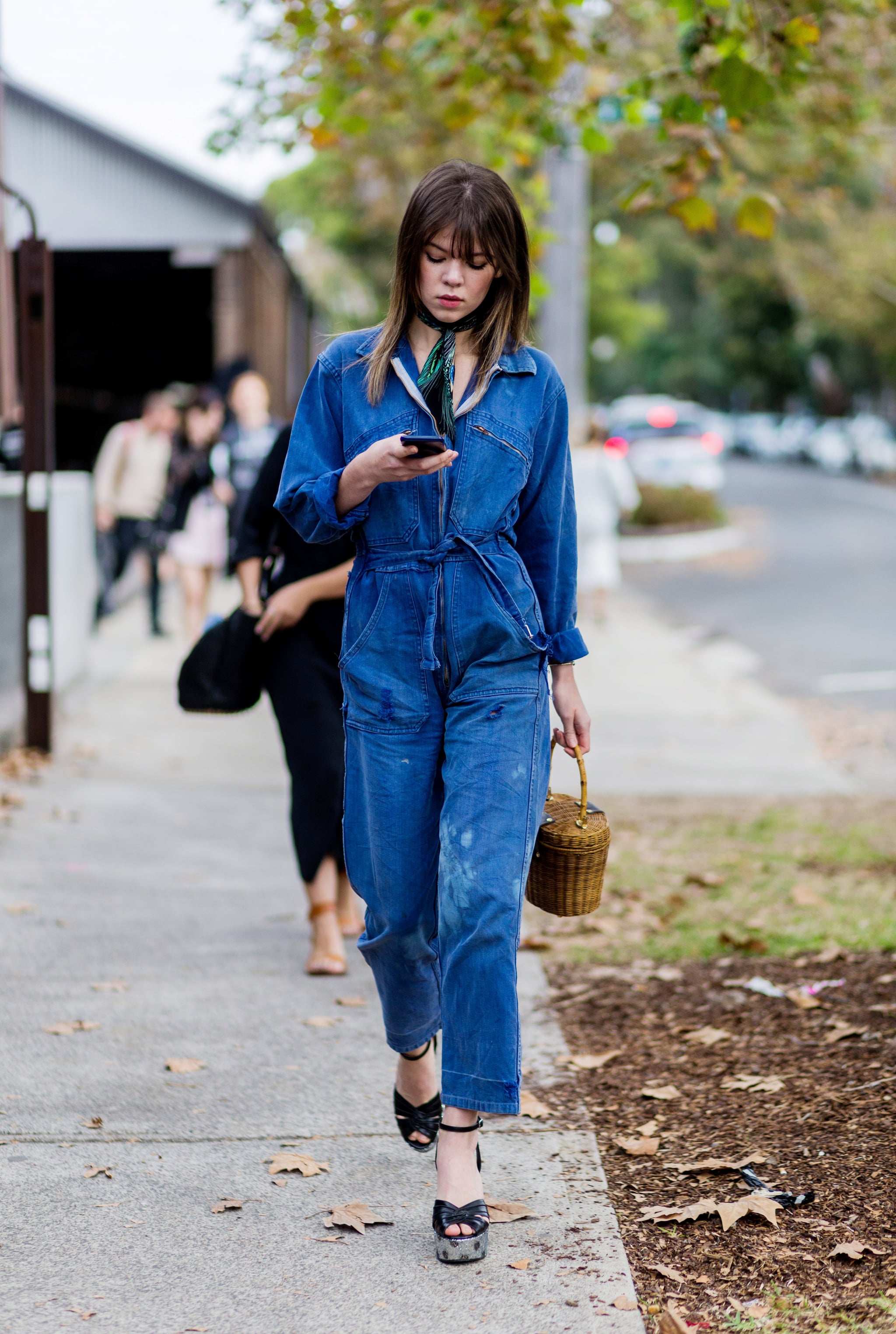 jumpsuit and wedges