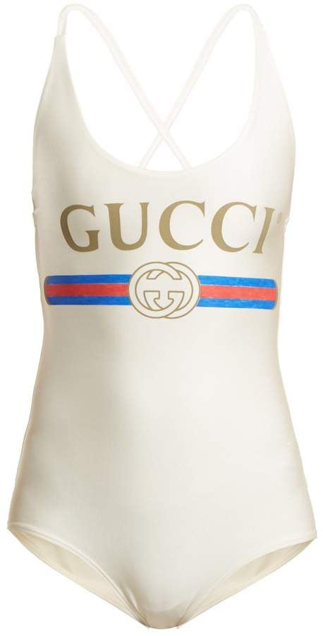 Gucci Logo-Print Bodysuit