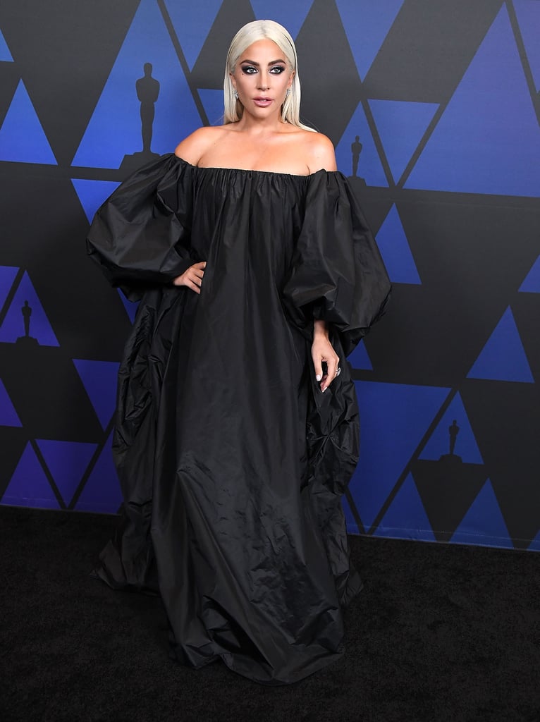 Lady Gaga Valentino Dress at Govenors Awards November 2018