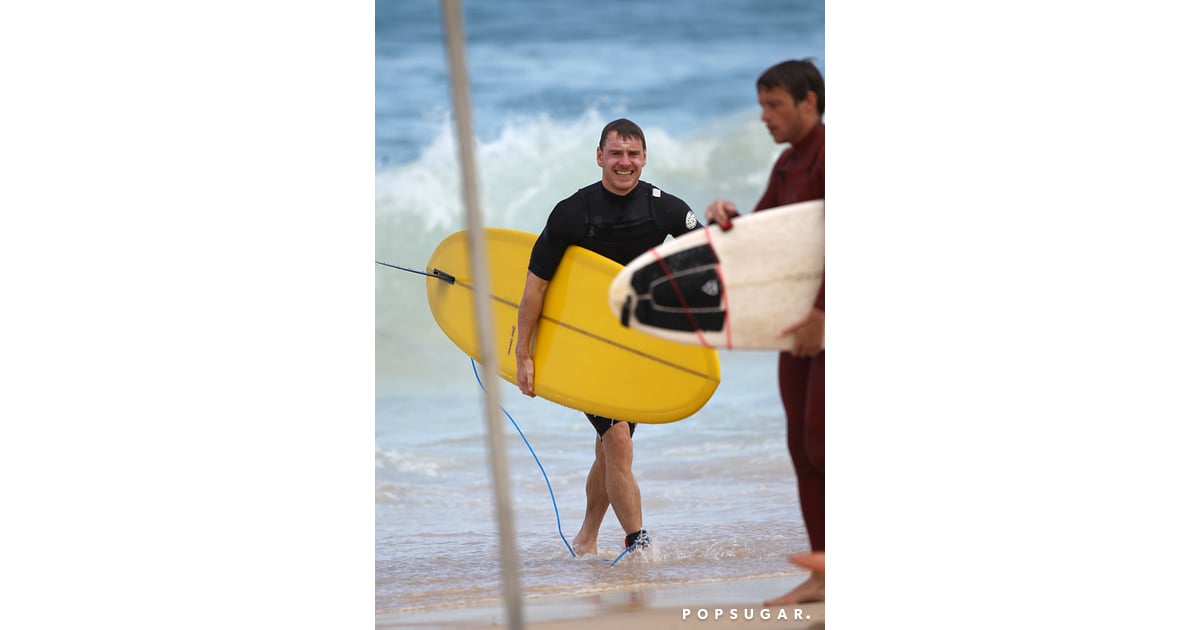 Michael Fassbender Shirtless At Bondi Beach Pictures Popsugar Celebrity Photo 9 