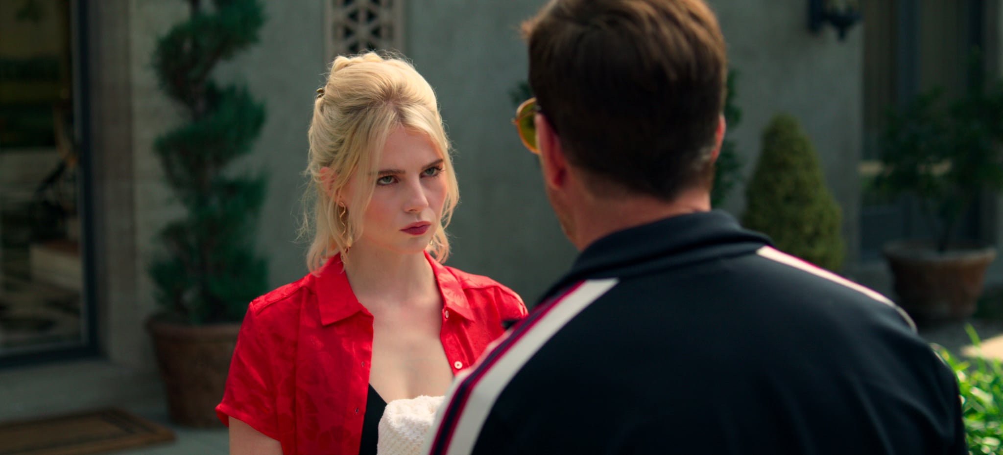 Lucy Boynton As Astrid Sloan Behind All That Zara And Gucci The Stylish Outfits On The Politician Are Full Of Meaning Popsugar Fashion Photo 13