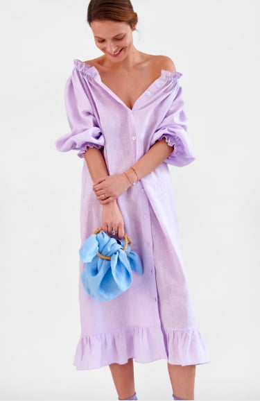 Sleeper Loungewear Dress in Lavender​