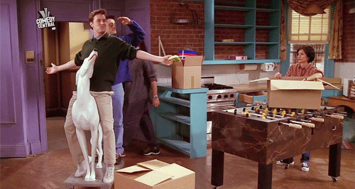 And, Obviousy, When Chandler and Joey Make This Epic Entrance