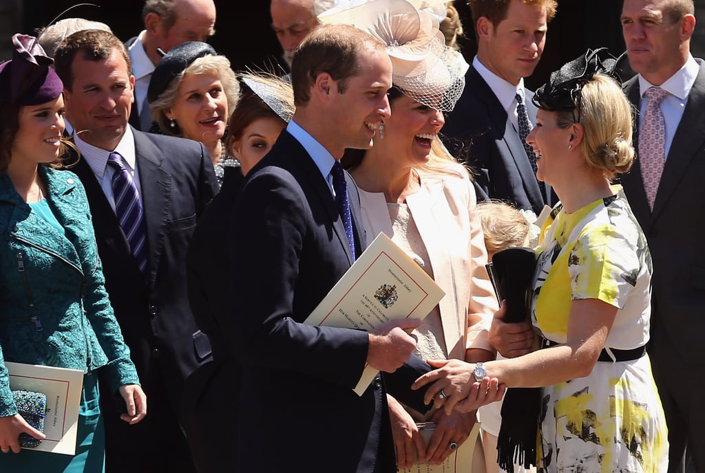 William, Kate, and Zara