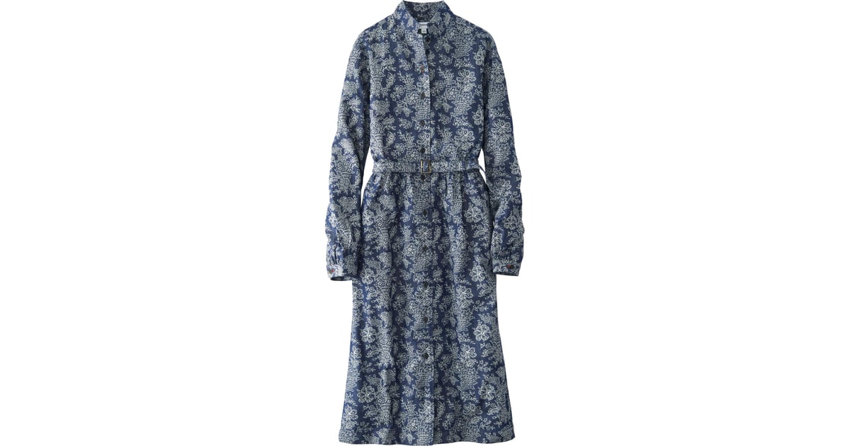 Uniqlo Denim Printed Dress | Cheap Fall Dresses 2014 | POPSUGAR Fashion ...