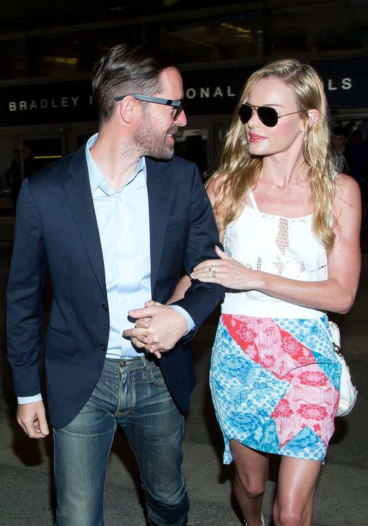 Kate Bosworth And Her Husband Michael Polish Kept Close At Lax On Celebrity Pictures Week
