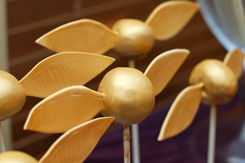 Golden Snitch Cake Pops