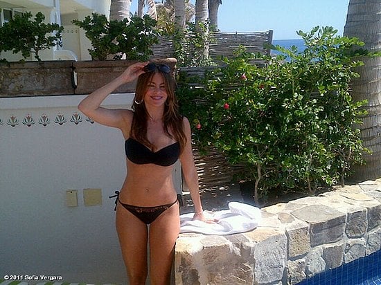 She chose a black two-piece during a Mexico trip in October 2011. 
Source: Who Say user Sofia Vergara