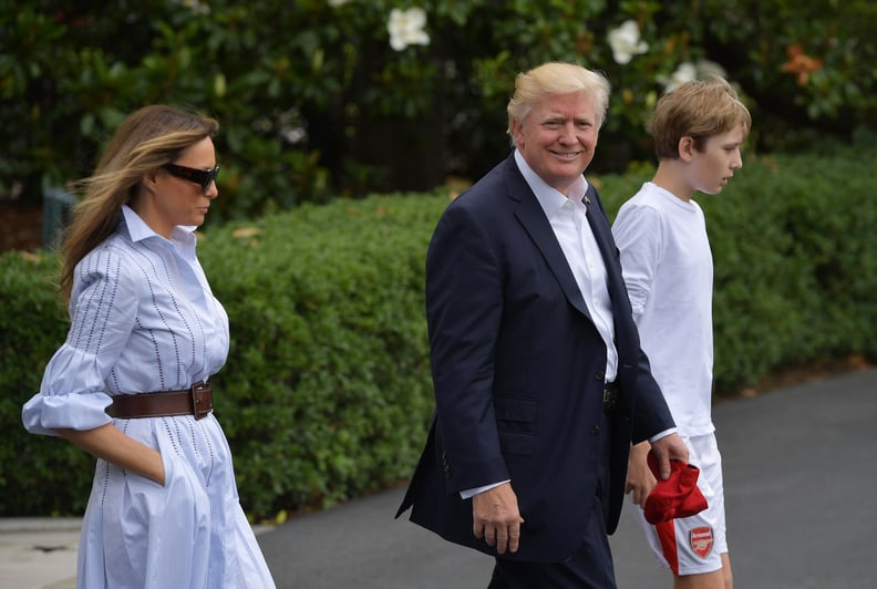 Melania Trump Wore a Gabriela Hearst Shirt Dress